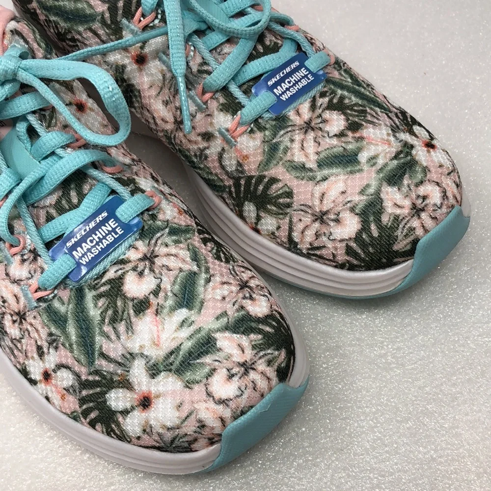 Skechers Sneakers Vapor Foam Floral Spring Bouquet Pink Multi Size 5.5 - Picture 7 of 13